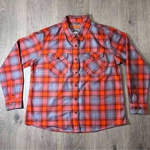 Dixxon flannel the Godfrey Women’s 2X XXL Quantico Long Sleeve Red